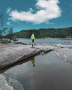 Paysage cyclable de la région du Saguenay-Lac-St-Jean, Québec