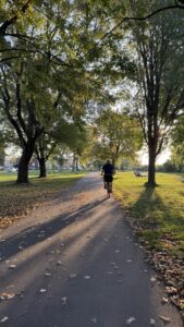 Paysage cyclable dans la région de Montréal, Québec