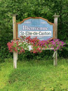 Paysage cyclable dans la région de Lanaudière, Québec