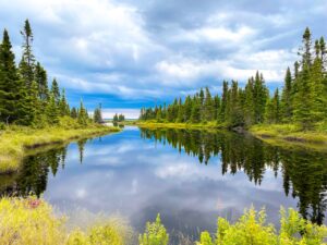 Paysage cyclable de la région du Saguenay-Lac-St-Jean, Québec