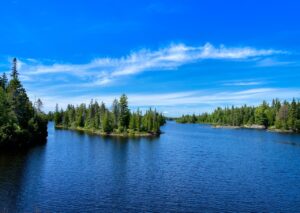 Paysage cyclable de la région du Saguenay-Lac-St-Jean, Québec