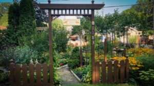 Paysage cyclable dans la région de la Montérégie, Québec