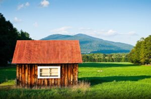 Paysage cyclable de la région des Cantons-de-l’Est (Estrie), au Québec